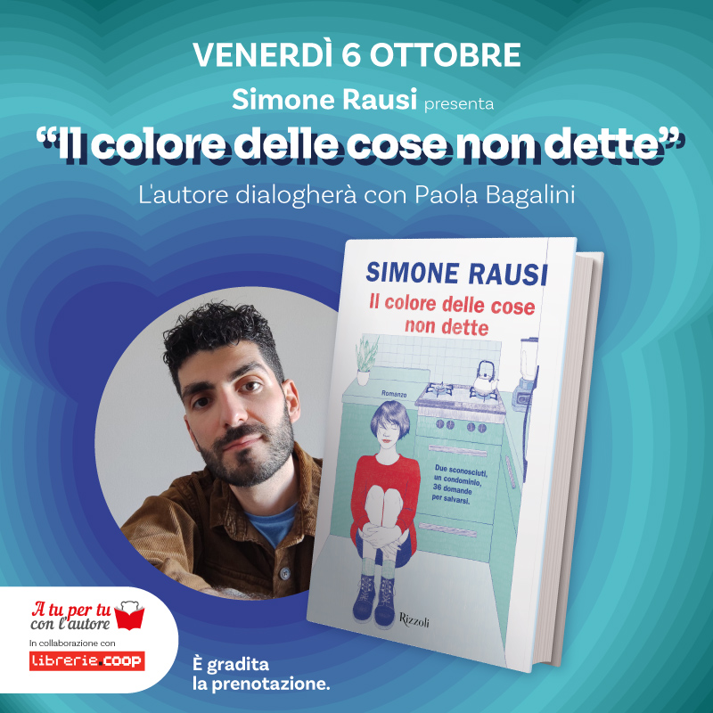Simone Rausi presenta Il colore delle cose non dette - Centro d'Abruzzo -  Chieti
